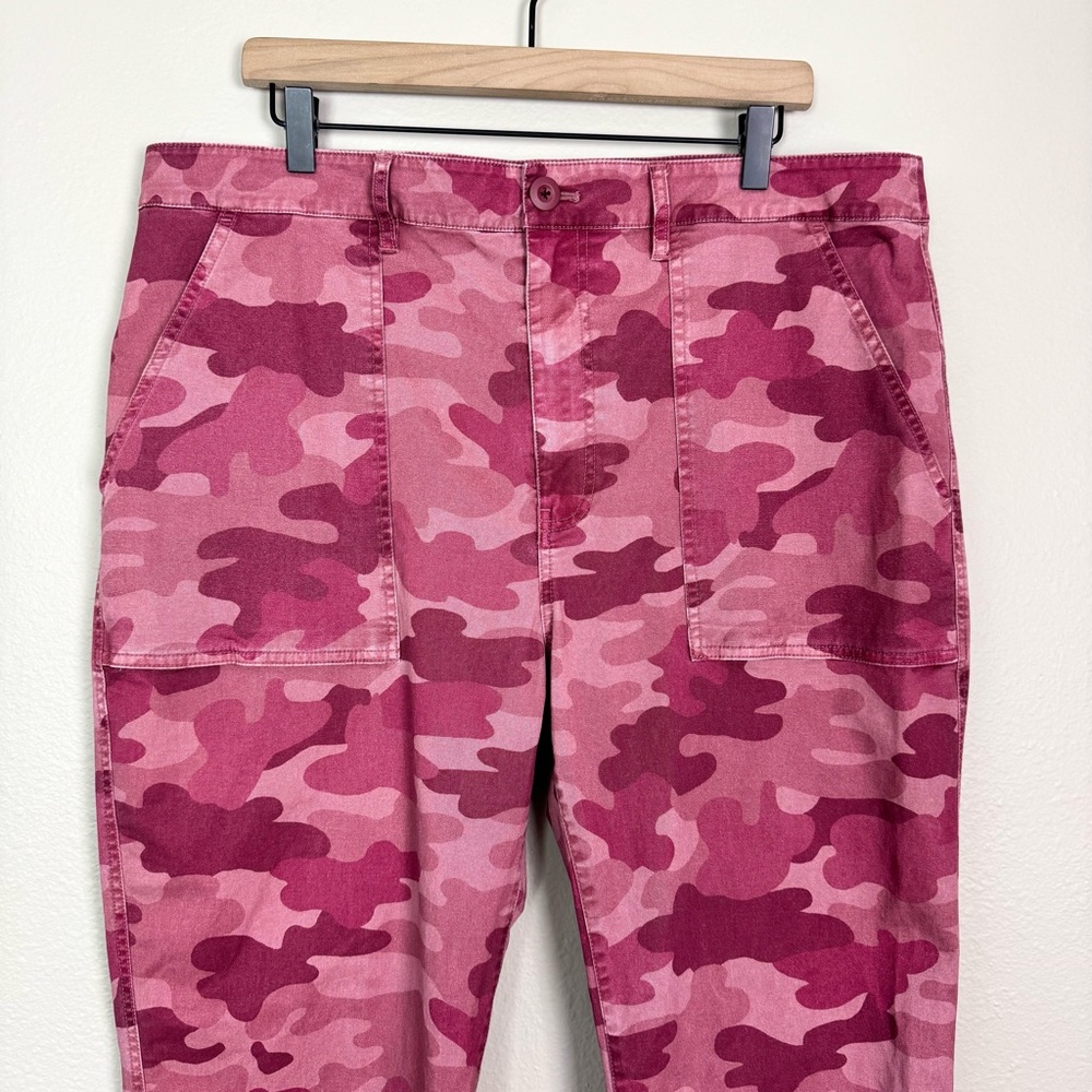 Sundance Ariel Rose Pink Camo Pants Size 16 - Picture 3 of 8